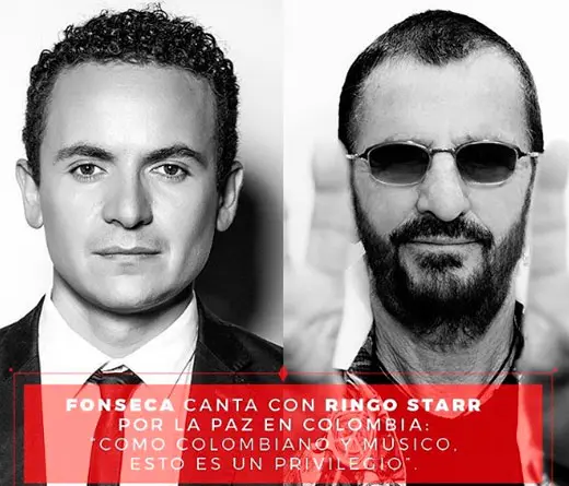 Fonseca y Ringo Starr cantaron juntos 
